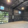 30x60 All Black Metal Storage in Boerne, TX.