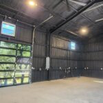 30x60 All Black Metal Storage in Boerne, TX.