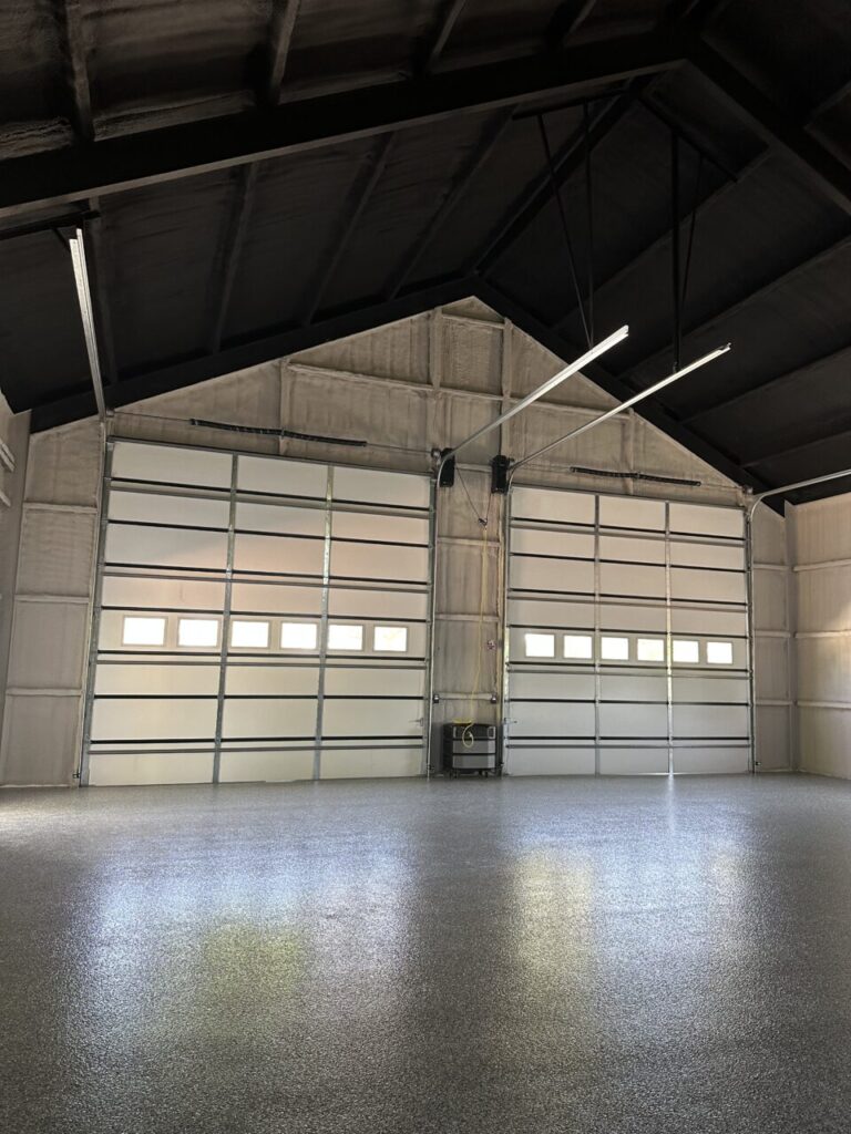 40x50 Weld Up Metal Garage in Weatherford, TX.