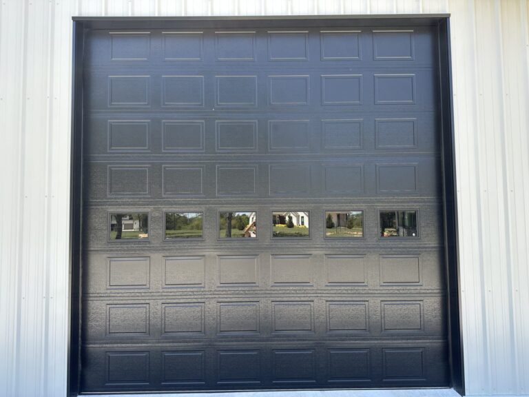 40x50 Weld Up Metal Garage in Weatherford, TX.