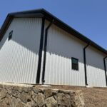 40x50 Weld Up Metal Garage in Weatherford, TX.