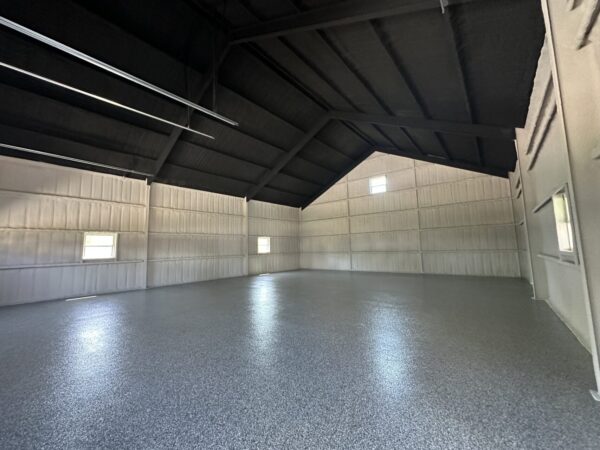 40x50 Weld Up Metal Garage in Weatherford, TX.