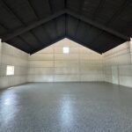 40x50 Weld Up Metal Garage in Weatherford, TX.