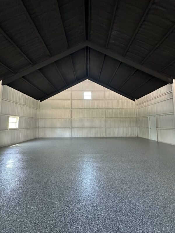 40x50 Weld Up Metal Garage in Weatherford, TX.