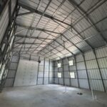 30x40 Galvalume Metal Workshop in Carthage, TX.