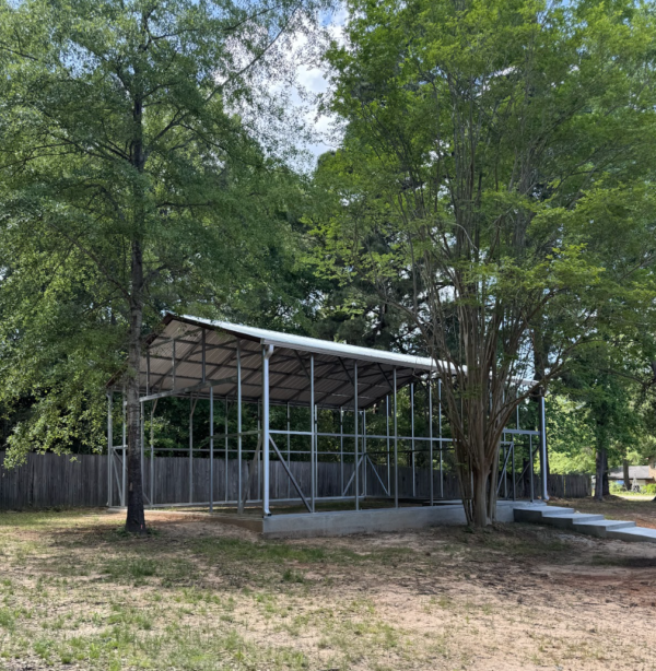 27x36 Steel Garage in Carthage, TX.
