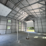 30x40 Galvalume Metal Workshop in Carthage, TX.