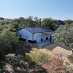 30x40 Metal Storage with Side Lean-to in Buchanan Dam, TX.