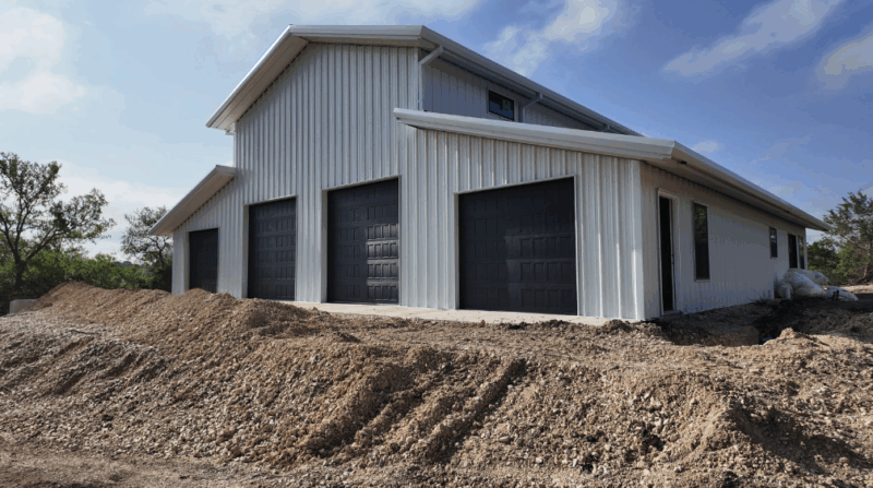 60×55 Texas Modern Barn Building in Seguin, Texas 78155