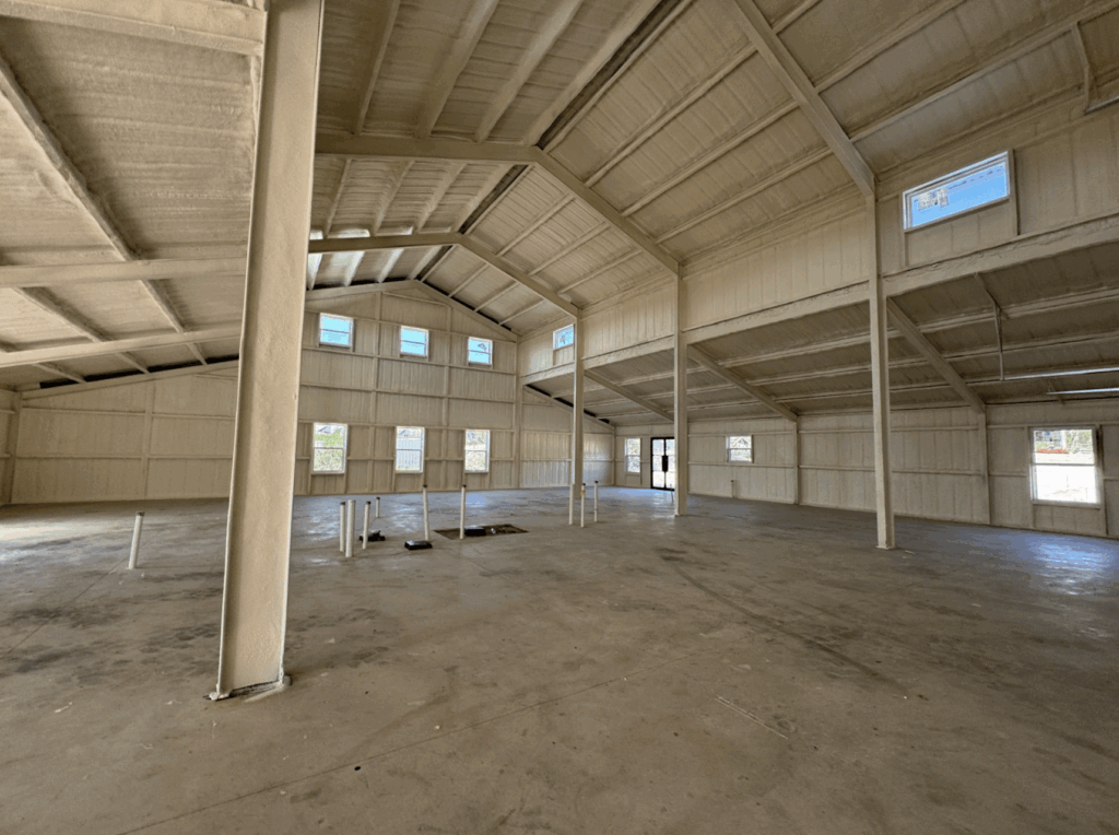 60x55 Texas Modern Barn Building in Seguin, TX.