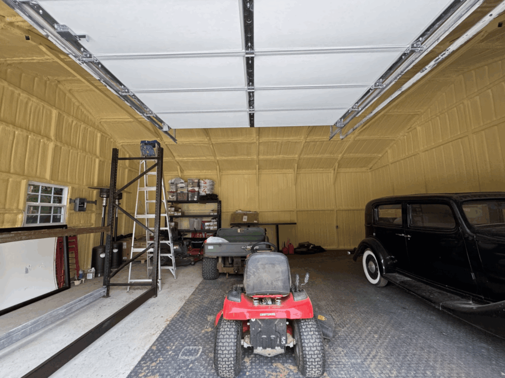26x30 Metal Storage Building in Covington, TX.