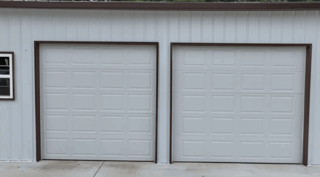26x30 Metal Storage Building in Covington, TX.
