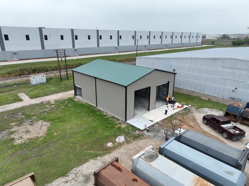 40x50 WolfSpan Metal Building in Fort Worth, TX 76140.