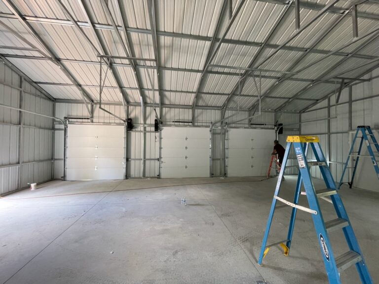 30x40 Metal Storage with Side Lean-to in Buchanan Dam, TX.