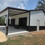 30x40 Metal Storage with Side Lean-to in Buchanan Dam, TX.