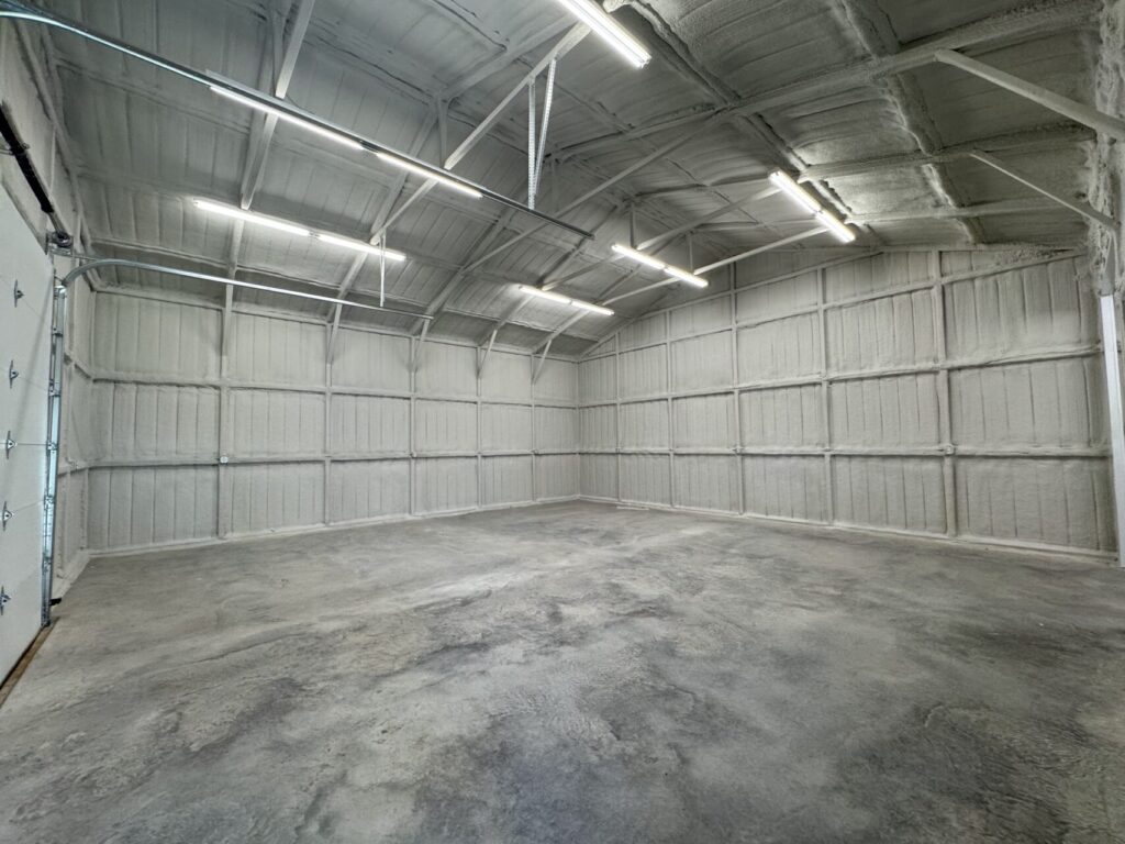 30x30 Tubular Metal Storage with Custom Lean-to in Fort Worth, TX.