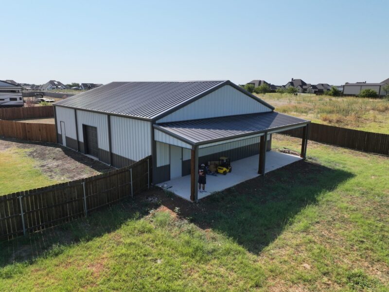 40×50 Weld Up Custom Metal Building in Justin, Texas 76247