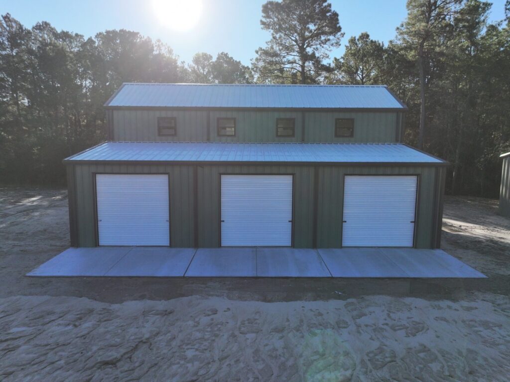 48x50 Texas Metal Ag Barn Wedding Venue in Bedias, TX.