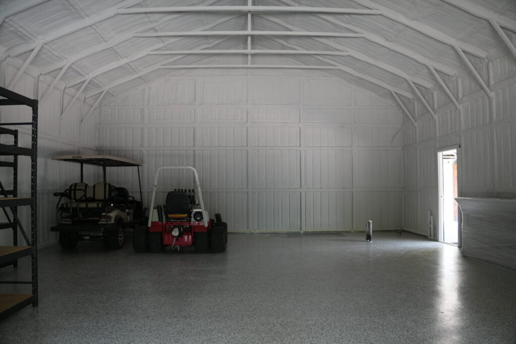 30x60 Custom Blacked-Out Shop with Wrap-around Porch in Montgomery, TX.