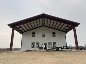RMB41 - 44x60 2 Story Barndominium Shell | WolfSteel Buildings