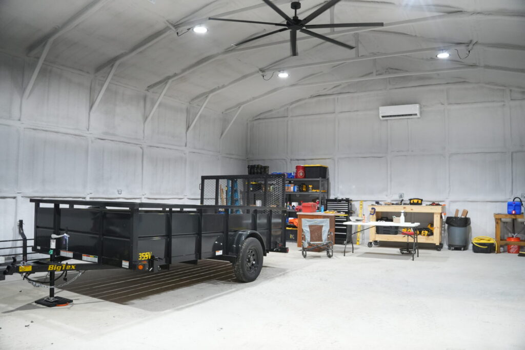 30x40 Steel Building Getaway with Porch in Pawnee, TX