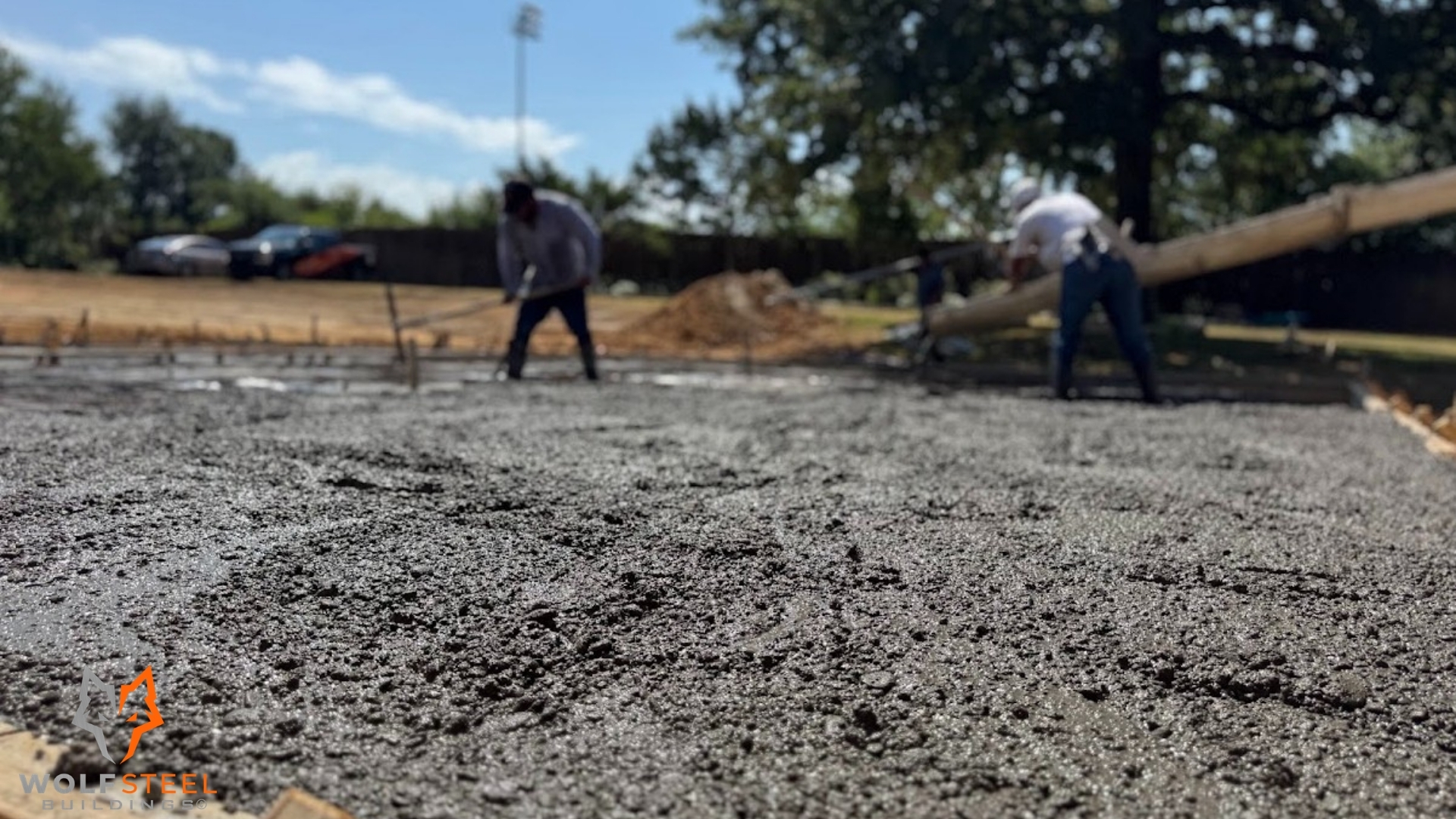 Texas Metal Building Concrete Slab