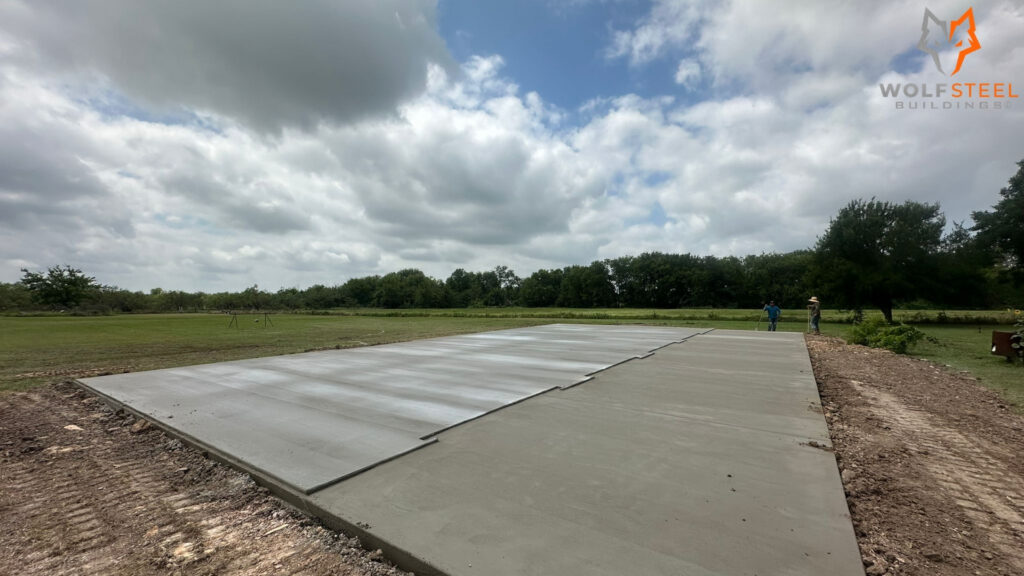 Foundation for Metal Building