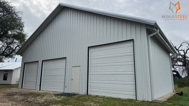 50x30 Red Iron Building in Glen Rose, TX.