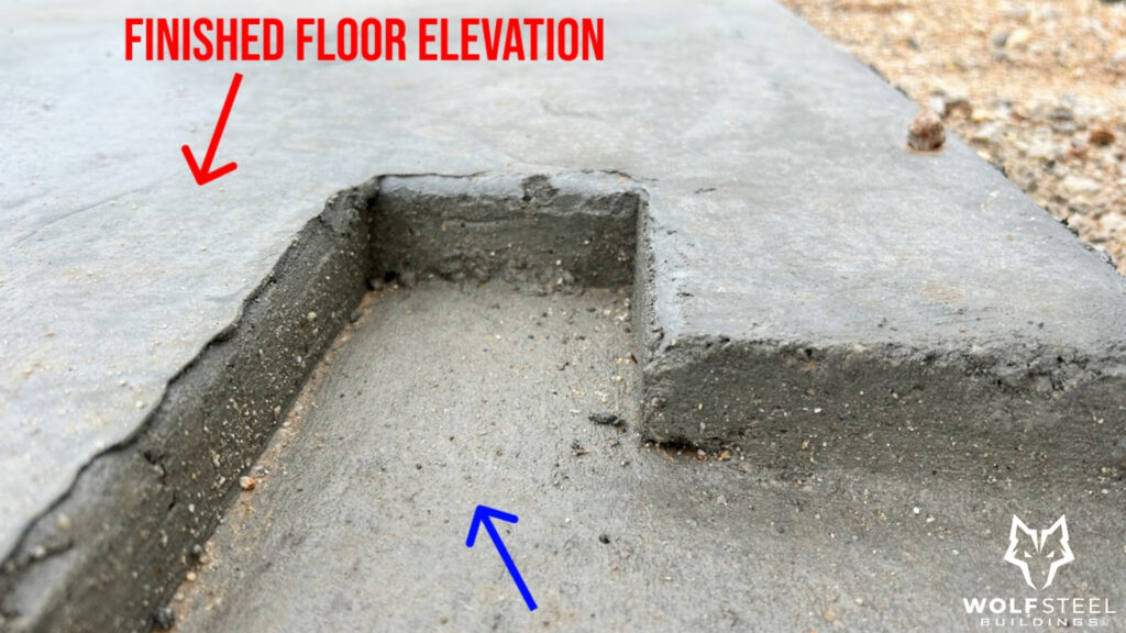 A Closer Look on the Garage Door Concrete Notch