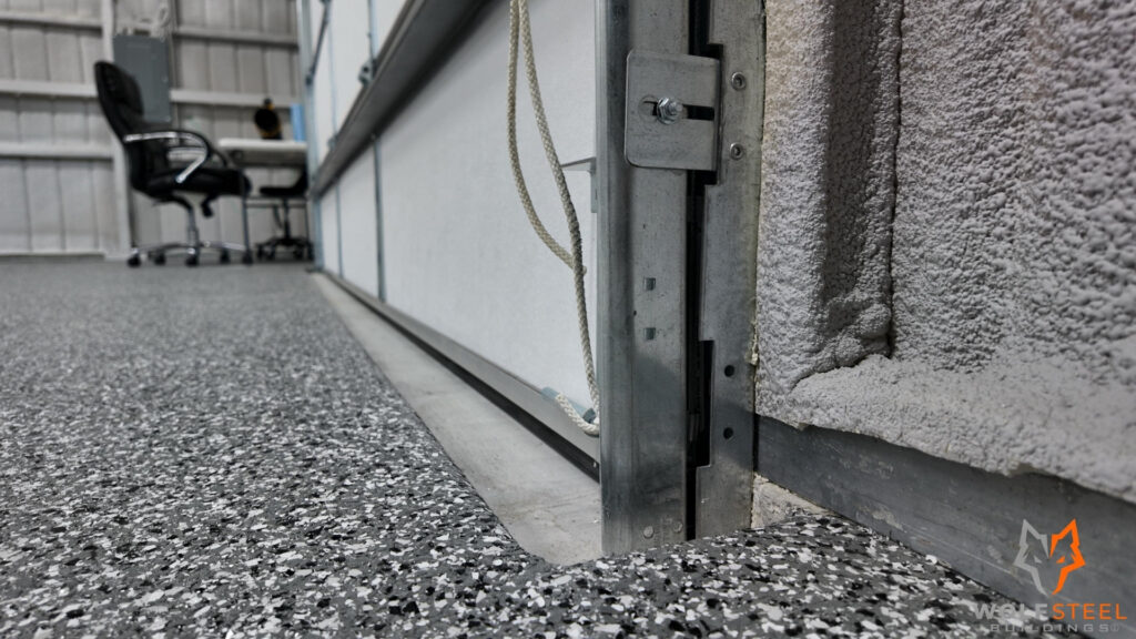 Notch Edge Detail for a Garage Door